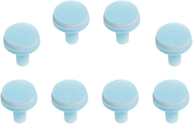 FOMIYES Nail File Replacement Pads, 8Pcs Electric Nail Grinding Heads for Standard Electric Newborn Nail Trimmer Polisher Random Color