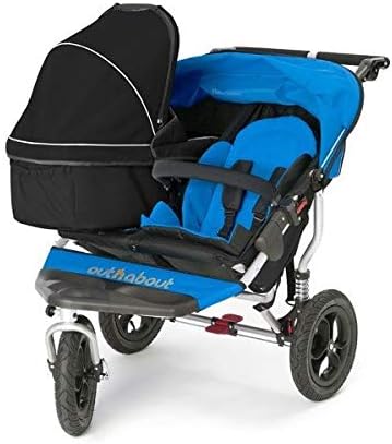 Out’n’About Double Carrycot Adapter 1 - Stroller Adapter for Attaching One Carrycot | Compatible with Out’n’About Nipper Double, Sport Double & GT Double V2–V5 Models