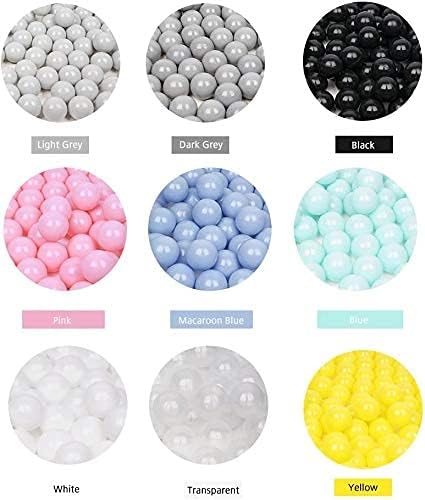 Wonder Space Soft Pit Balls, Chemical-Free Crush Proof Plastic Ocean Ball, BPA Free with No Smell, Safe for Toddler Ball Pit/Kiddie Pool/Indoor Baby Playpen