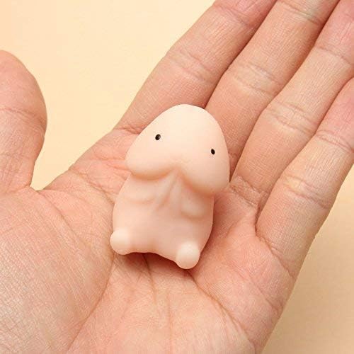 12 Pcs Mini Novelty Tricky Stress Mochi Toys Super Soft Squishies Kawaii Slow Rising Decompression Squeeze Squeezing Stress Relief Toys