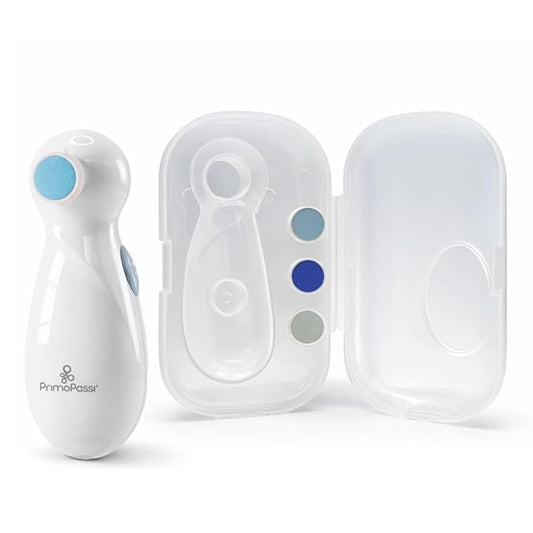 Primo Passi Baby Electric Nail Filer | Baby Nail Trimmer | Grooming Kit for Newborn Toddler and Kids Fingernails & Toes