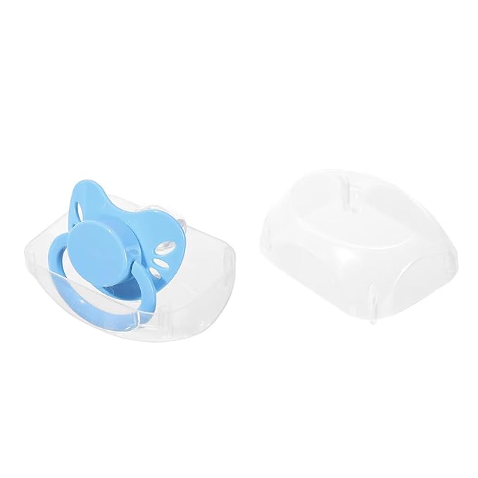Landofgenie Adult Size Large Shield Pacifiers Butterfly Shaped Cutie Pacifier Blue
