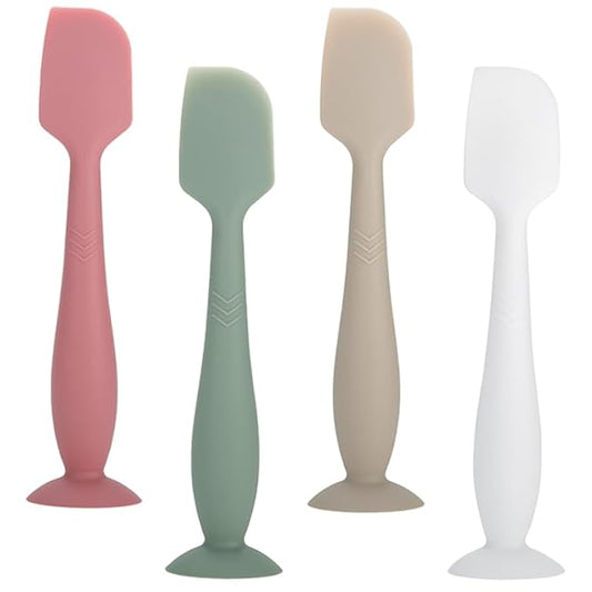 Baby Diaper Cream Spatula, 4Pack Silicone Butt Spatula Baby Paste Diaper Cream Applicator for Newborn Babies