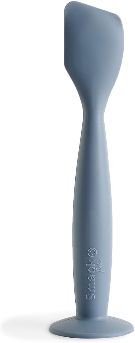 Smack Fun Diaper Cream Applicator Soft Silicone with Suction Base | Diaper rash cream spatula | Diaper Bag Essentials (Tradewinds)