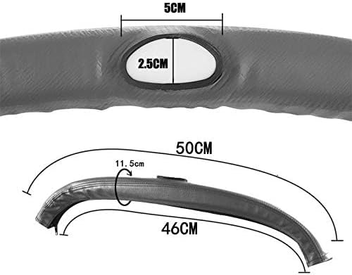 Classic Luxury PU Leather Handle Cover for Doona Stroller & Car Seat, Dust-proof, Water-repellent, Black