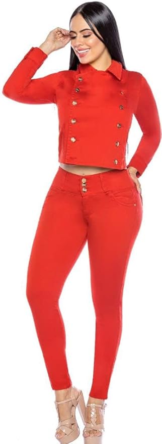 Colombian Push Up Set Red 8135