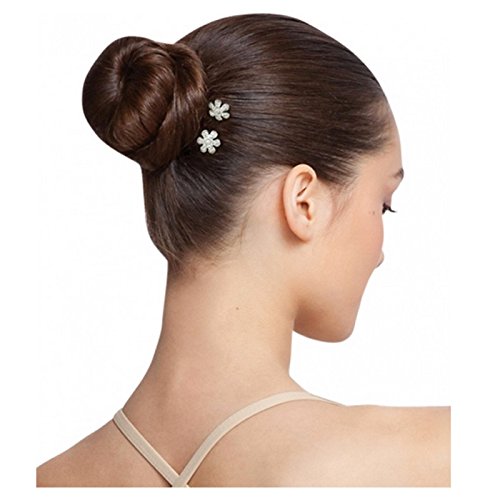 Hairpins for Bun ROCST Bobby Pins Clips for Ballet Woman girl Hairdressing salon 12pcs (2.5 inch, Black 24pcs)