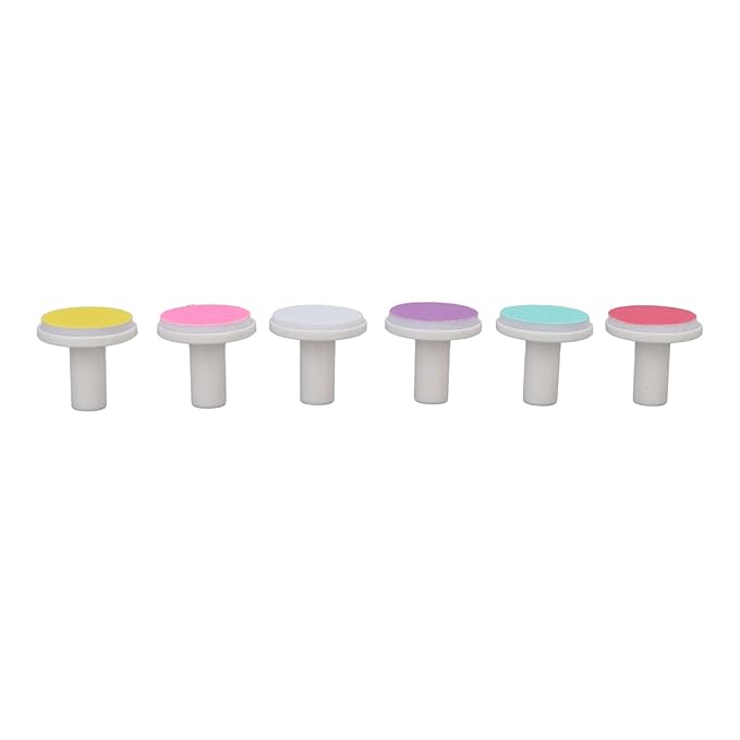 Nail Trimmer Pad,6pcs Baby Nail Trimmer Replacement Pads Professional Electric Nail File Grinding Heads Accessory Electric Nail File Grinding Head
