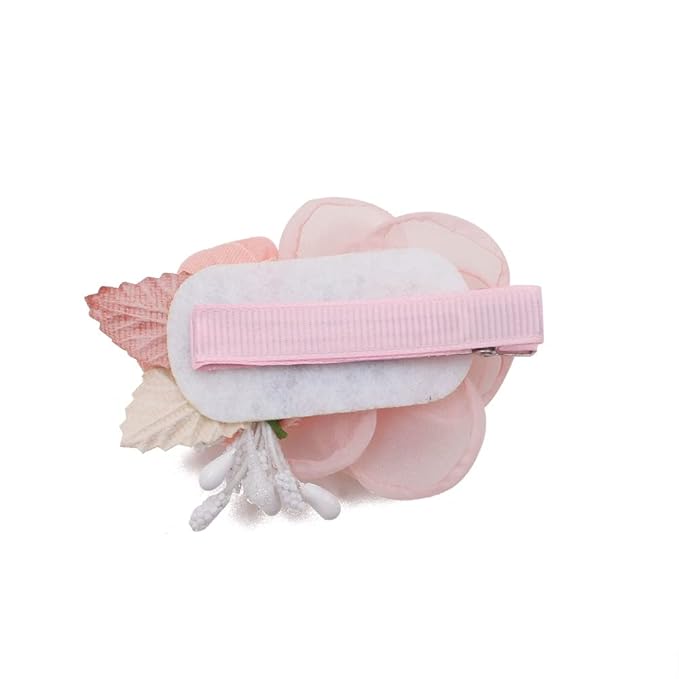 Baby Girls Floral-Hair-Clips Flower Hair-Bow-Headpiece Hair Barrettes Accessories for Baby Toddler Infant(Pack of 3)