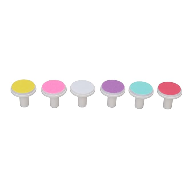 Nail Trimmer Pad,6pcs Baby Nail Trimmer Replacement Pads Professional Electric Nail File Grinding Heads Accessory Electric Nail File Grinding Head