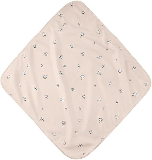 Stephan Baby Towels - Quick Dry Microfiber Infant or Toddler Beach Towel with Hood, 30-Inch Square, Pink - Blossom