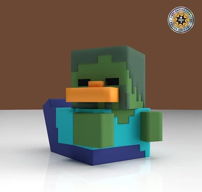TUBBZ First Edition: Minecraft - Zombie Cosplaying Rubber Duck Vinyl Figure