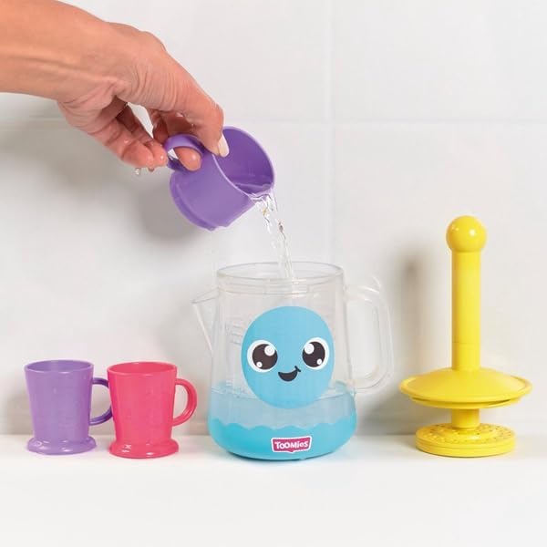 Toomies Bubble & Brew Bath Set, Foaming Teapot, Imaginative Bath Toy, Promotes Fine Motor Skills, For Ages 18 Months and Above