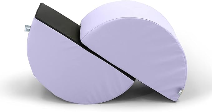 Foamnasium Mini Tumbler Set, Indoor Foam Playset, 2 Piece Soft Toddler and Active Kids Play Foam Climber for Balancing, Crawling, Climbing, Sliding and Jumping, Made in The US, Enhanced Lavender