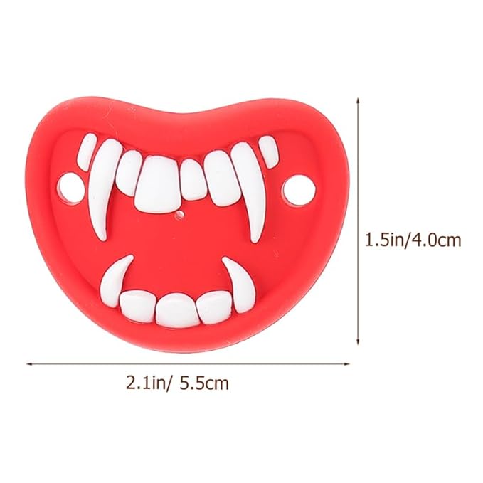 FRCOLOR 3-Pack Halloween Baby Pacifiers, Soft Silicone Pumpkin & Skull Soothers for Newborns, Funny Teething Relief Toy & Baby Shower Favors for Boys & Girls