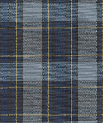 ClassExceed School Headband, Plaid bow headband, back to school, available in variety of school plaids (Plaid 57 Classic Navy Gold plaid, Regular)