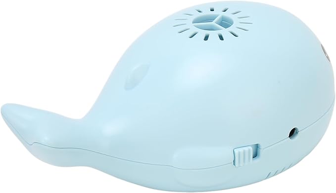 Floating Ball Whale Toy, USB Charge Plastic Whale Floating Ball Toy for Family (Blue)