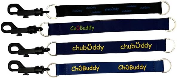 Chubuddy Chewy Holder - Navy Sublimated Tether & Natural Strap