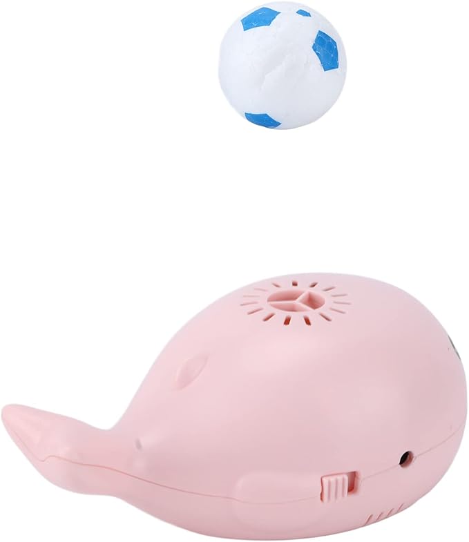 ZJchao Whale Bath Toy, Baby Bath Toys Electric Whale Floating Ball Cute USB Charging Portable Floating Ball for Children (Pink)