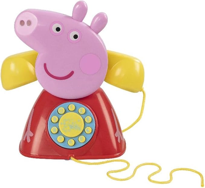 Peppa Pig Peppa’s Telephone – Kids Interactive Toy Phone with Musical Buttons & Character Sounds for Toddlers (18 Months+)