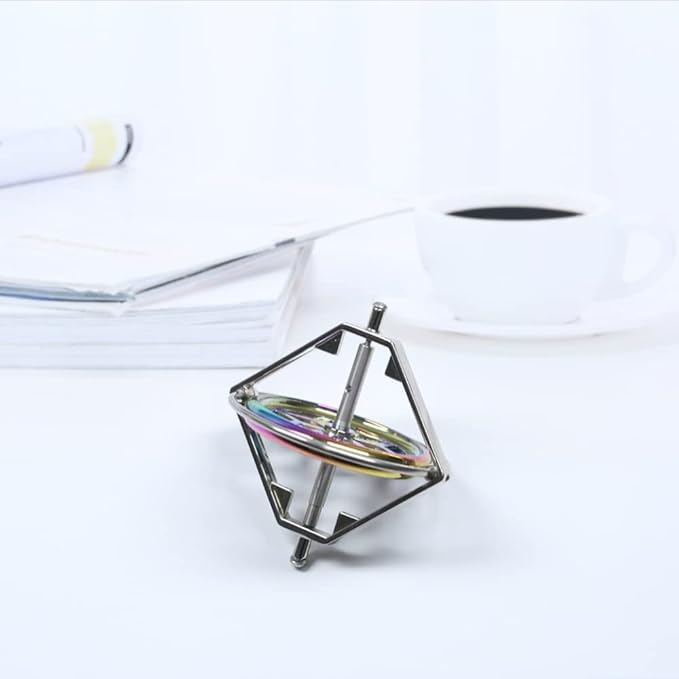Joytech Precision Gyroscope Kill Time Metal Anti-Gravity Spinner Balance Toy JA23