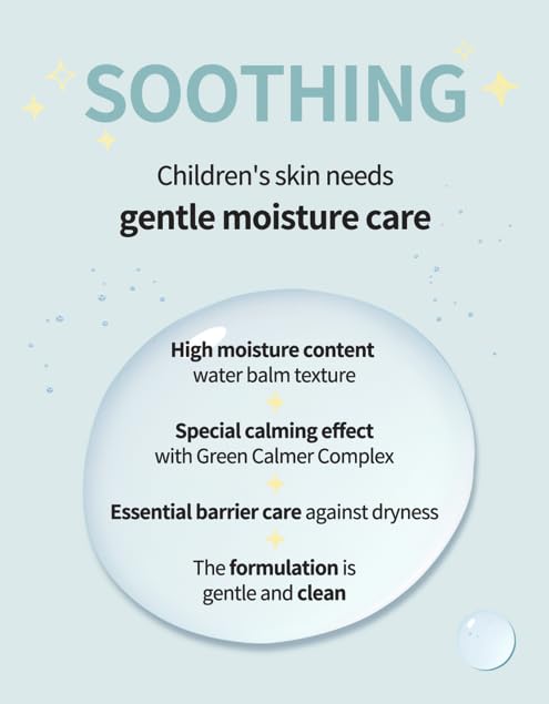 JUNGSAEMMOOL KIDS Waterful Soothing Stick | Lip and Cheek Balm, Healing Balm Stick, Baby Face Balm Stick, Chapped Face Balm, Baby Nourishing Stick, Baby Balm Stick, Baby Moisturizer Stick