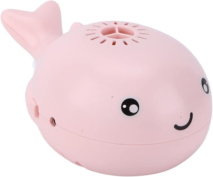 ZJchao Whale Bath Toy, Baby Bath Toys Electric Whale Floating Ball Cute USB Charging Portable Floating Ball for Children (Pink)
