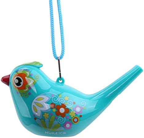 1Pcs Coloured Drawing Water Bird Whistle Bathtime Musical Toy for Kids Early Learning Educational Children Gift Toy Musical Instrument