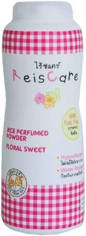 Baby Powder Rice perfumed Floral Sweet It has a Powder Texture,Smooth.100% Talc-Free Making Baby's Skin Smooth and Soft to The Touch 4.58 Oz/Pink
