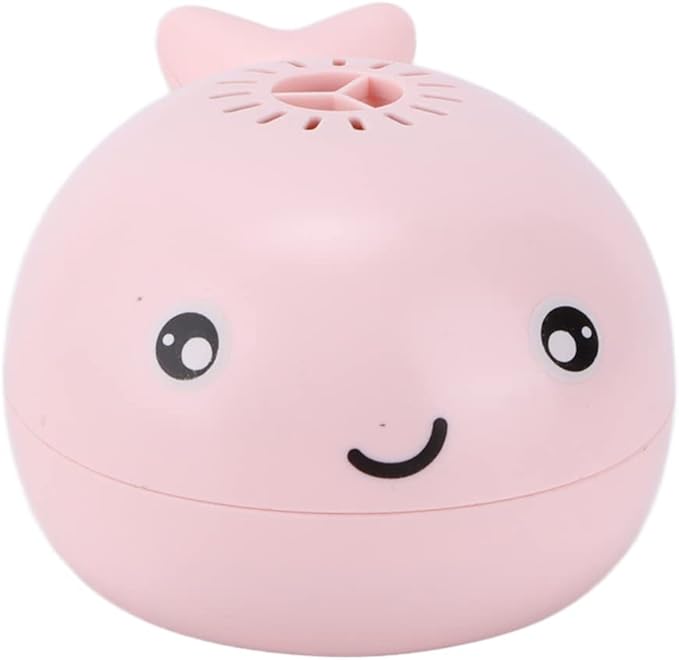 ZJchao Whale Bath Toy, Baby Bath Toys Electric Whale Floating Ball Cute USB Charging Portable Floating Ball for Children (Pink)