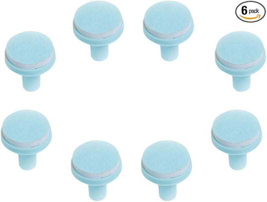 8pcs Nail Trimmer Replacement Pads Nail File Replacement Pads Accessories with Blue Base
