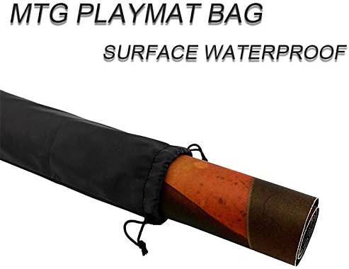 Gaming TCG Playmat Bag Waterproof Playmat Storage Bag Mouse pad Storage Bag Compact Storage and Easy to Carry - Black Storage Bag (1/pcs)