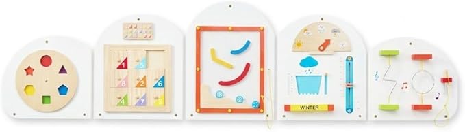Monläurd® Cloud Montessori Busy Board, Sensory Board, Wooden Toys, Wall Toys, Boys and Girls 6M+