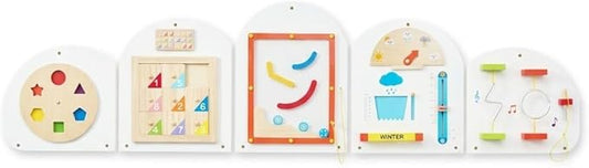 Monläurd® Cloud Montessori Busy Board, Sensory Board, Wooden Toys, Wall Toys, Boys and Girls 6M+