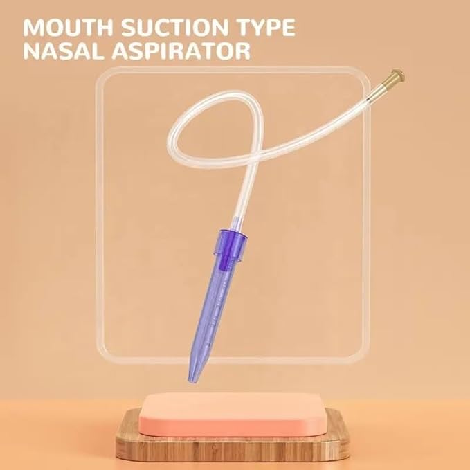 Baby Nasal Aspirator for Stuffy Nose, Baby Nose Sucker with Extra Hygiene Filters (Nose Sucker + 4 Filters)