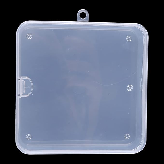 Portable Baby Infant Teether for Case ansparent Holder Pacifier Chain Storage Box Newborn Outdoor avel Clear avel PP, As Pic Shows