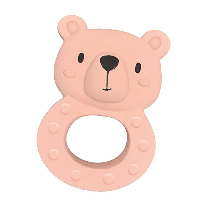 Teether Bo Bear - 100% Natural Rubber