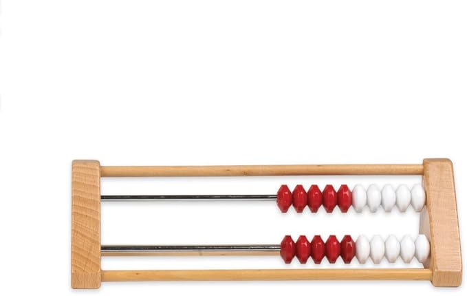 EAI Education Two-Bar Student Rekenrek with Blocking Panel: Wooden