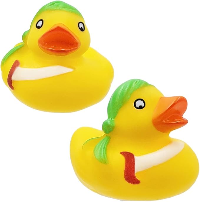 Halloween Pirate Rubber Duck Toy Duckies for Kids, Bath Birthday Projects Gifts Baby Showers Classroom Summer Beach and Pool Activity Party Favors, 2" (100-Pack)