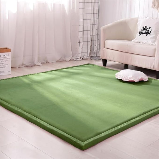 Coral Velvet MatArea Rugs,Yoga Mat Exercise Pads,children'sLarge Foldable Play Mat, Extra Soft Activity Floor Mat Playroom Bedroom-F-200 * 240cm