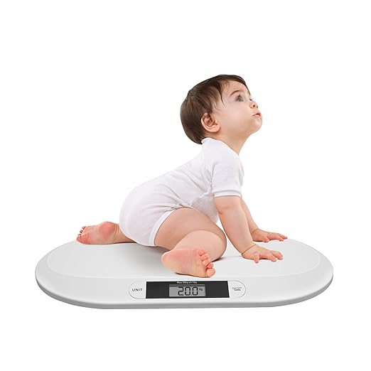 Multi-Function Digital Baby Scale, Electronic Weigh 44lbx0.4oz Comfort Digital Baby Scale Infants Toddlers LCD Show for Babies & Small Children (New)