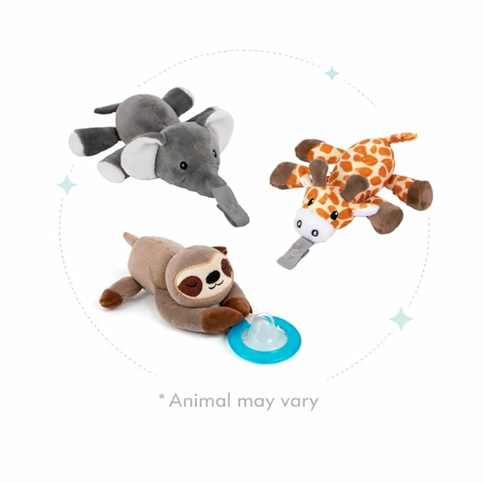 Pacifier Trial Pack Variety Box for Newborns 0–6 Months – 7 BPA-Free Silicone Baby Pacifiers Sample Set (MAM, Nuby, Dr. Talbot’s, Chicco) – Baby Registry Must-Have, Tiny Trials