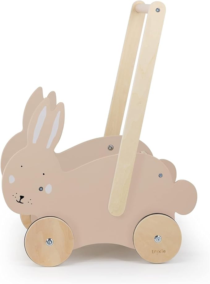Trixie - FSC Certified Wooden Walking/Walking/Walking/Walking/Walking/Walking/Walking/Walking/Walking/Trolley for Ages 18 Months - Mrs. Rabbit