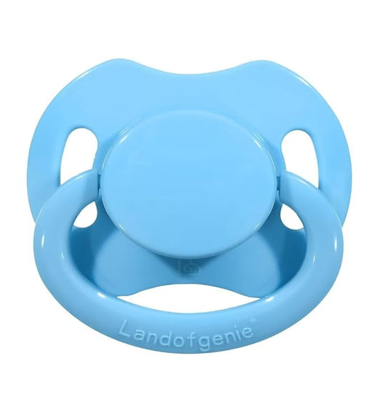 Landofgenie Adult Size Large Shield Pacifiers Bone Shaped Cutie Pacifier Blue