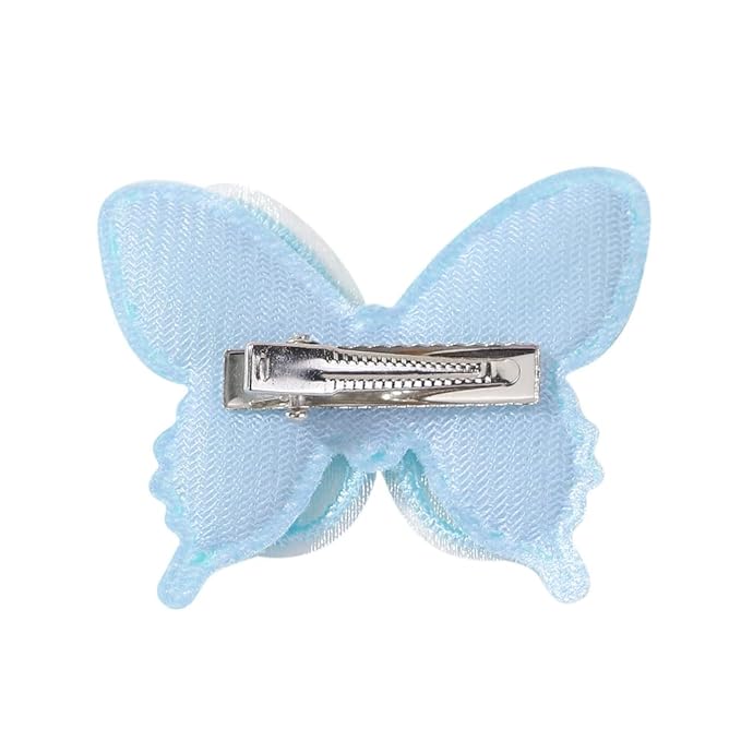 Hair Clips Butterfly Hair Clip Glitter Butterfly Hair Clips Kids Clips for Birthday Christmas Children's Day Gift (purple)