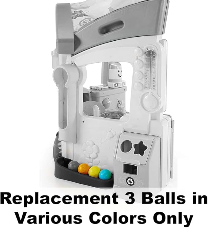 Replacement 3 Balls for Fisher-Price Laugh & Learn Smart Learning Home - FJP89 ~ Colors May Vary