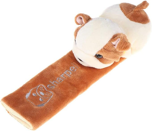Cute Car Seat Belt Cover Dog Cat Child Car Stuffed Plush Animal Travel Pillow Kawaii Seat Belt Pillow for Kids Adults