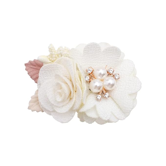 Baby Girls Floral-Hair-Clips Flower Hair-Bow-Headpiece Hair Barrettes Accessories for Baby Toddler Infant(Pack of 3)