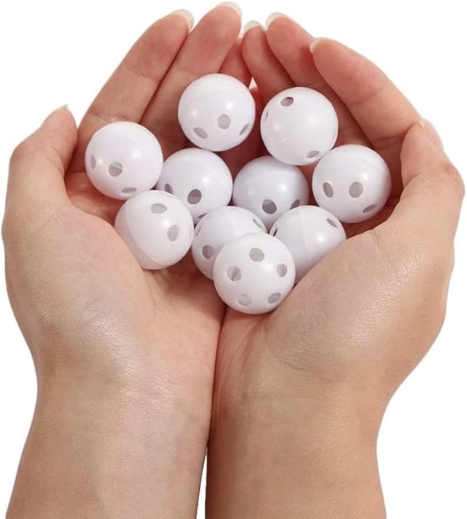Jowxsx 10 Pcs Rattle Balls Inserts Rattle Box Repair Doll Noise Maker Noise Maker Insert Rattle Toy for Animal Puppet Doll Baby Pet Toy