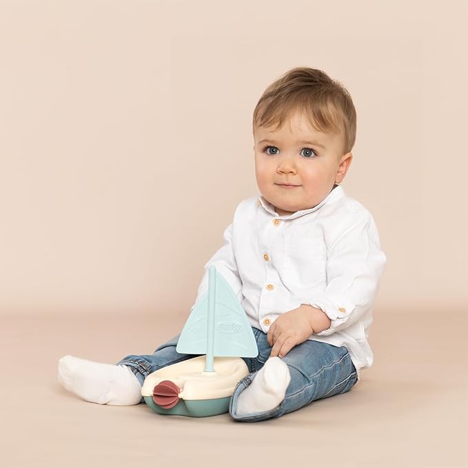 Little Smoby - Sailboat - Bath toy - Paddle wheel - Improves dexterity - From 12 months - Made in France